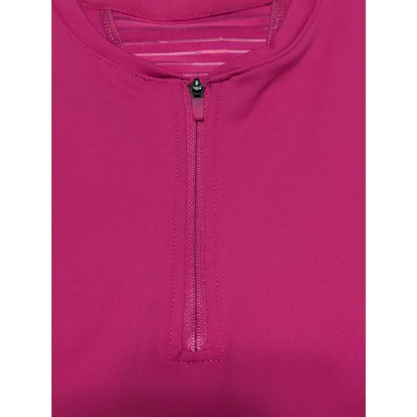 Nike Pro Dri FIT Cropped Tank Top Hot Pink Womens X-Large High Neck Sports Bra - Image 8
