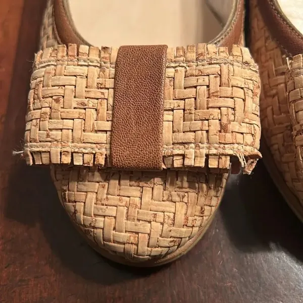Stuart Weitzman Tan Candy Cork Flat Shoes(6.5M) - Image 12