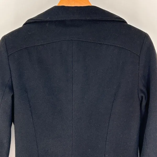 HOPE Ringstrand Soderberg Wool Coat Womens 36 Small Double Breasted Sweden Black - Image 10