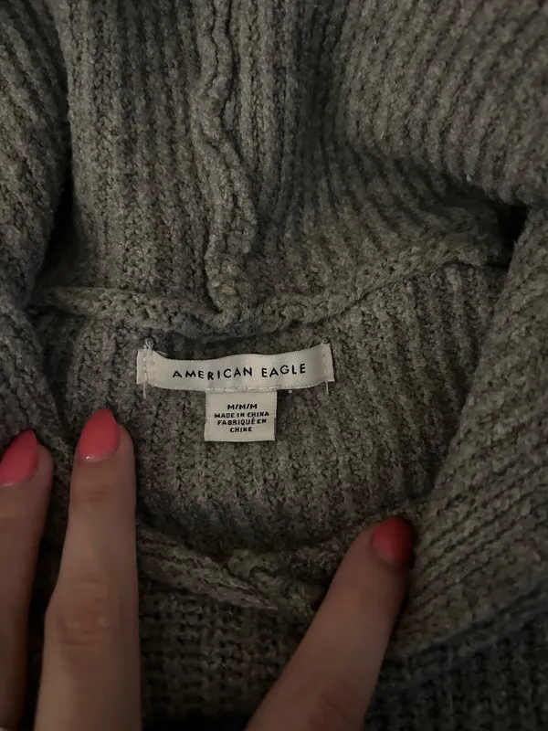 American Eagle Bottom Tie Sweater - Image 3