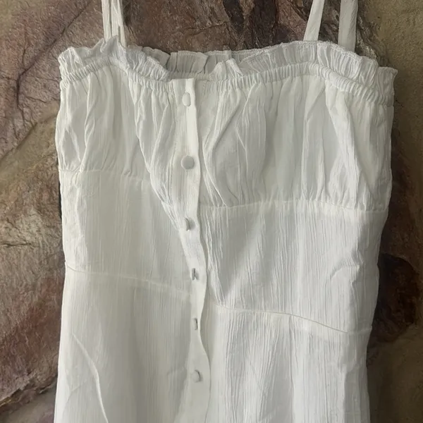 Commense Sexy V-Neck Ruffle Skirt Tight Sling Short Dress size small - Image 4