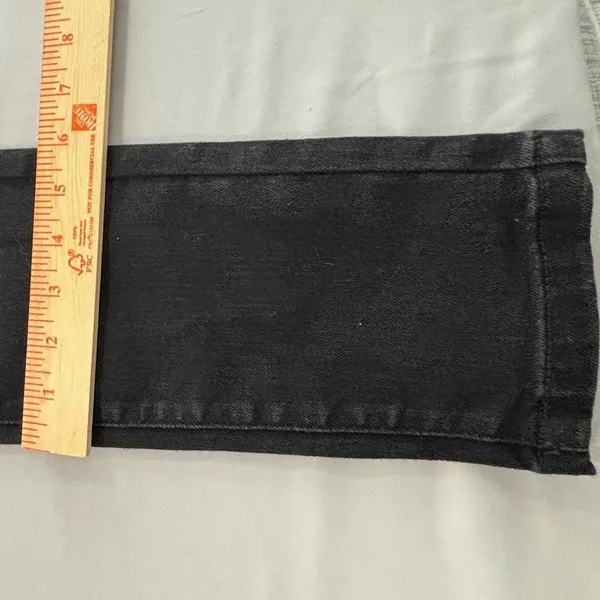 Free People We The‎ Free High Rise Skinny Jeans Dark Shadows Black Size 30 - Image 5