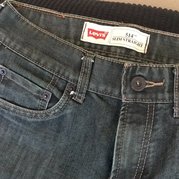 Levi’s 514 jeans 18 slim 27W 29L Straight Leg - Image 3