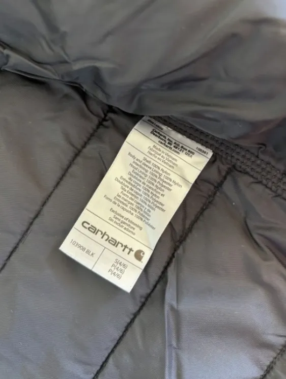 carhartt women’s hooded utility jacket size small - Image 6