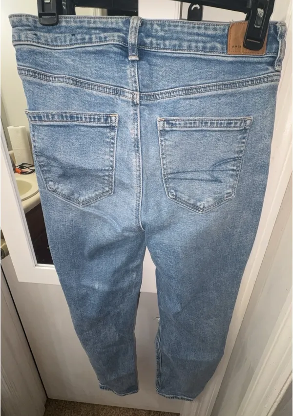 American Eagle Ripped Mom Jeans - Image 2