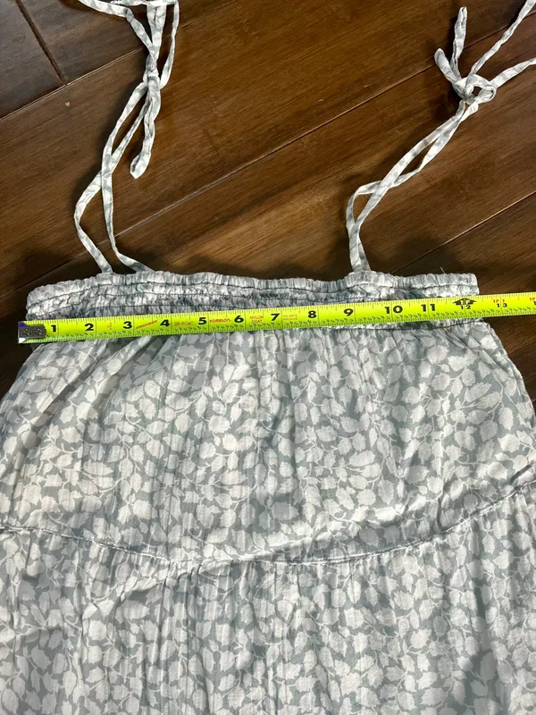 Abercrombie Lined Leaf Shoulder Prairie Girl Tie Top Or Dress - Image 9
