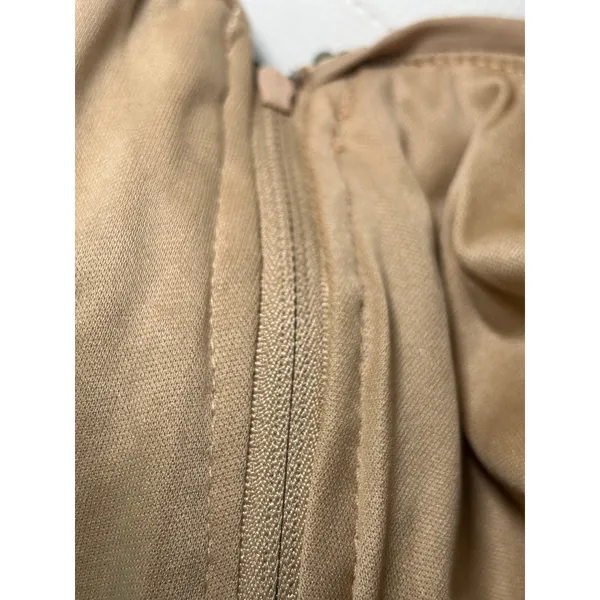 GB Skirt Sequin Pencil Midi XL Gold Side Slit Holiday Party - Image 6
