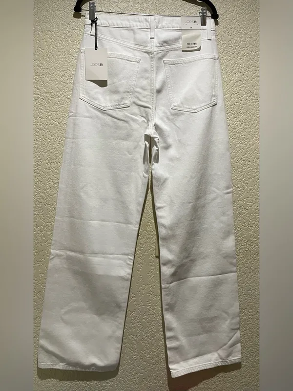 Joe's Jeans NWT The Ryan Low Slung Baggy White Wide-Leg Jeans Size 25 - Image 6