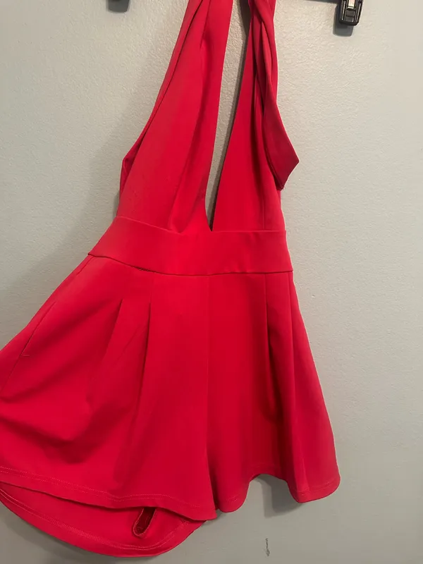 Lulu Townsend Lulus pink halter onesie - Image 4