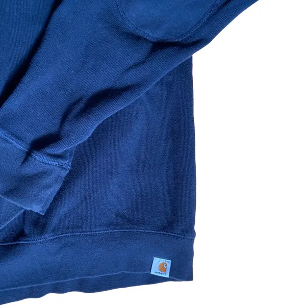 Navy Blue quarter zip pullover knit sweatshirt 🔥 - Image 3