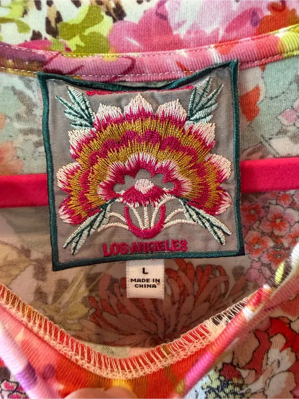 Johnny Was Wild Garden Puff Sleeve Top - Image 3