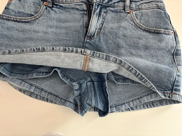 Garage Denim Mini Skirt - Image 4