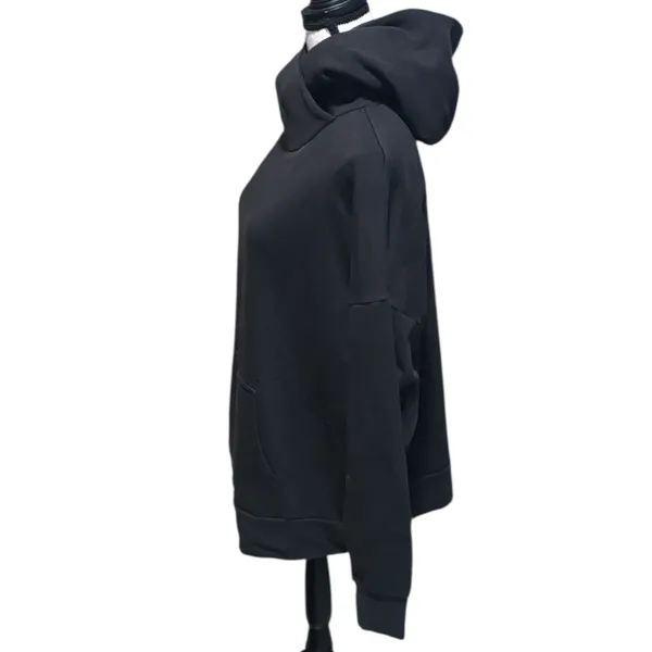 DSG Unisex XL High Neck Black Pullover Sweatshirt Hoodie Fleece - Image 4