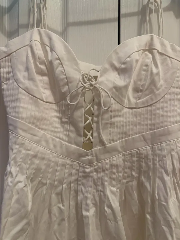 For Love & Lemons Mini Dress White - Image 2