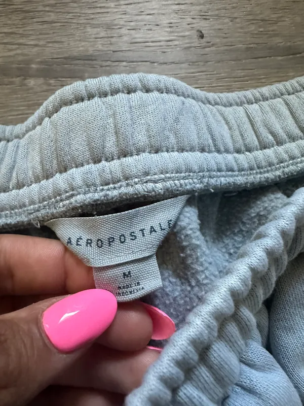 Aeropostale Light Blue Joggers - Image 3