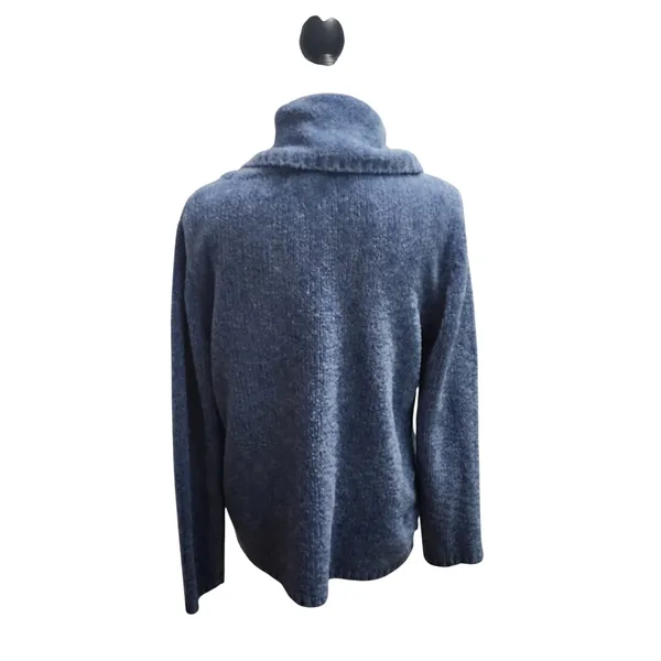 Outfit JPR Blue Acrylic Cowl Neck Long Sleeve Knit Sweater Women's‎ Large - Image 2