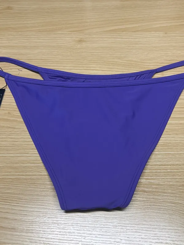 CUUP The String Bikini Swim Bottom Ultraviolet Purple NWT Size XL - Image 5