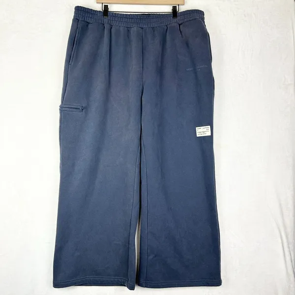 Comfrt Affirmation Straight Leg Sweatpants Size 3XL Midnight Blue Unisex - Image 3