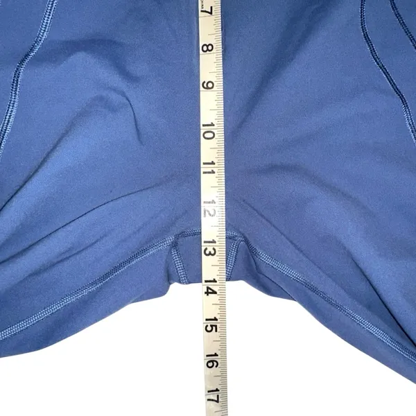 Lululemon Define Zip Front Blue High-Waisted Flare Legging Pants in Pitch Blue - Image 7