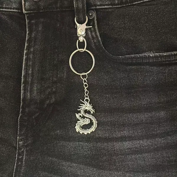 Dragon Keychain Charm for Men Women Car Keychain Key Ring Bag Charm Streetwear - Image 7