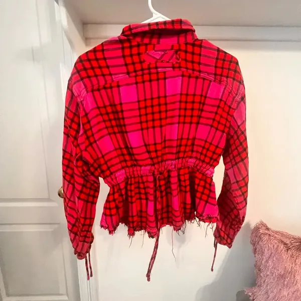 Final Price Free People Pacific Dawn Plaid Shirt - Image 8