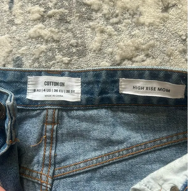 Cotton On High-Rise Mom Shorts - Image 3