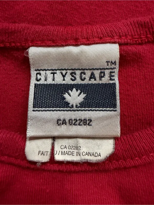 Vintage Cityscape Canada Rhinestone Baby Tee Size S - Image 7