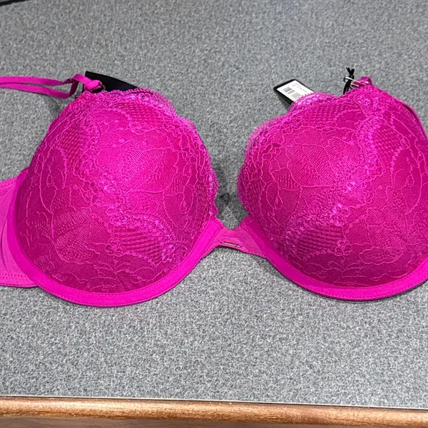 BeMe Pink Lace Demi Bra‎ Size 34D - Image 4