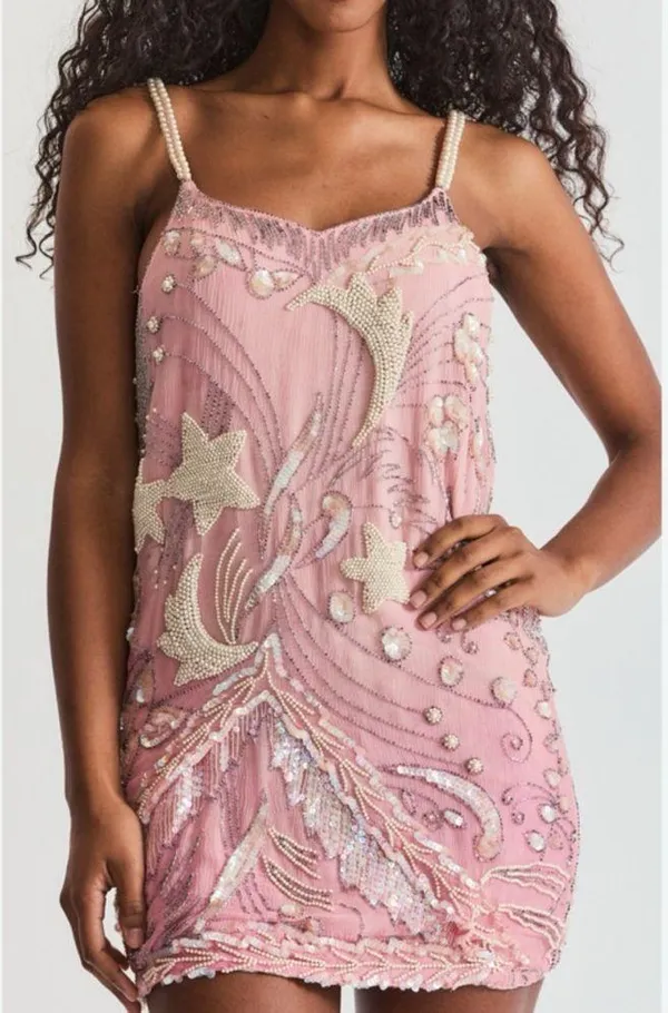 LoveShackFancy Pinto Dress Endless Waves - Image 9