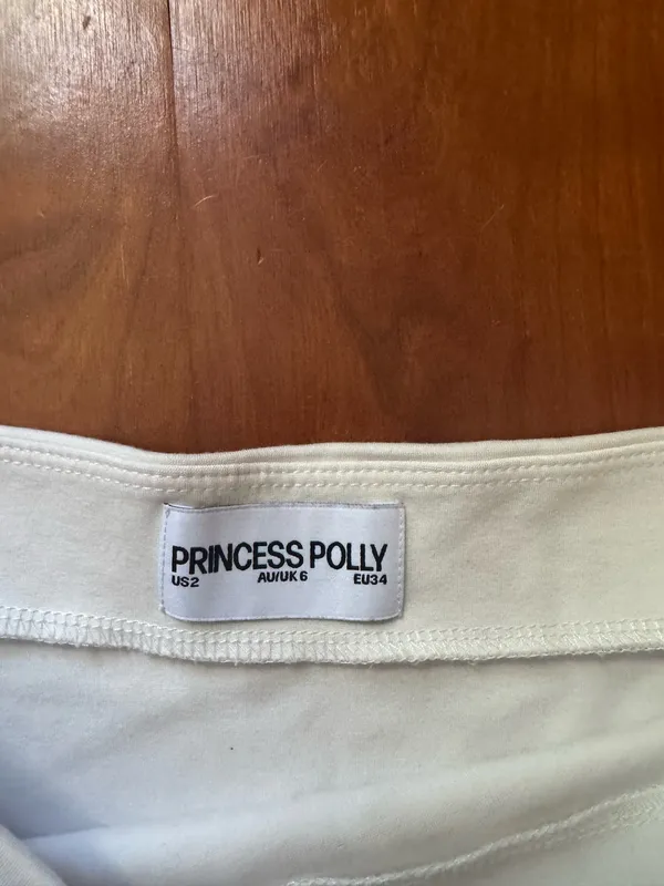 Princess Polly White Mini Skirt - Image 3