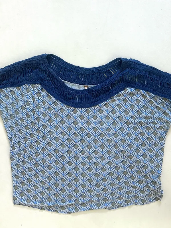 Free People Crochet Grunge Boho Top - Image 4