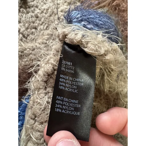 Dex‎ Women Size Medium Shaggy Knit Sweater Peppy Bohemian Boho Cottagecore READ - Image 9