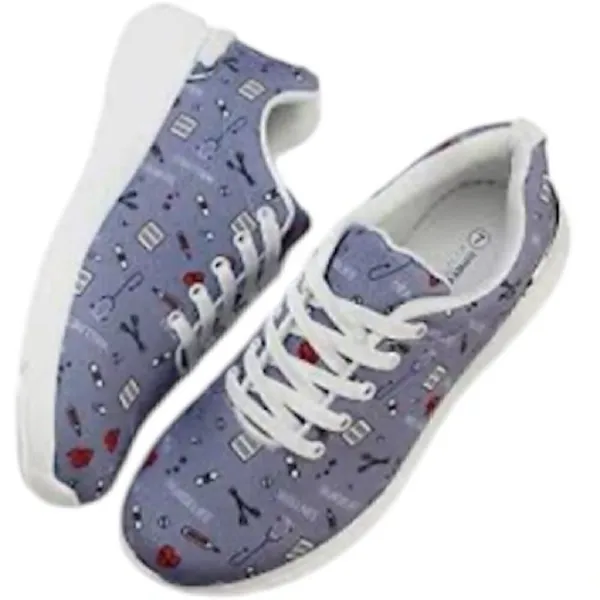 Hawkwell Sneakers Womens Size 7 Elena Purple Nurses Low Top Lace Up Sneakers NWT - Image 2