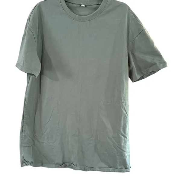 Amazon Green Oversized Mini Dress Short Sleeve - Image 8