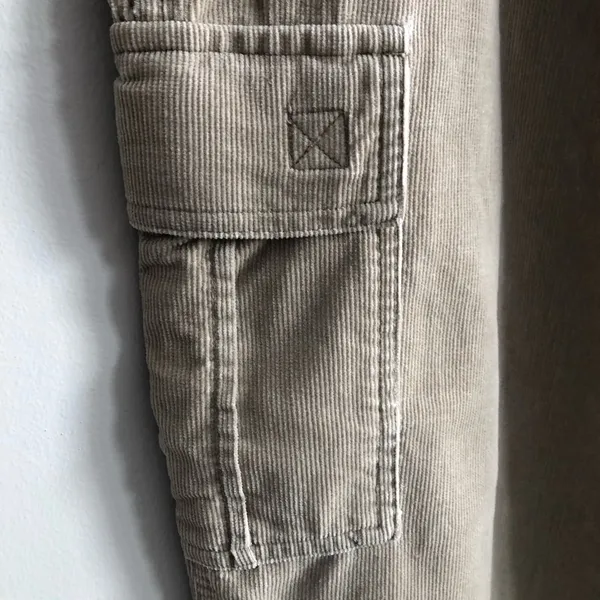 Corduroy Cargo Khakis Women’s Size 12 - Image 3