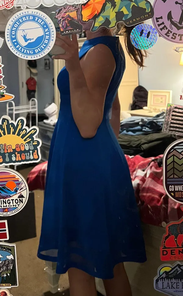 Calvin Klein Blue Dress - Image 4