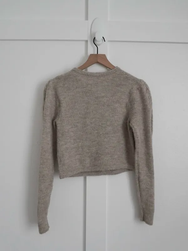 Revolve Camila Coelho Cable Knit Cardigan Sweater - Image 3