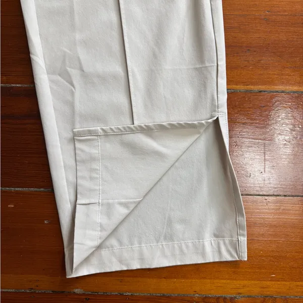 Abercrombie & Fitch Wide Leg Elastic Waist Pants in Light Taupe Sz XS 💚🍄 - Image 6