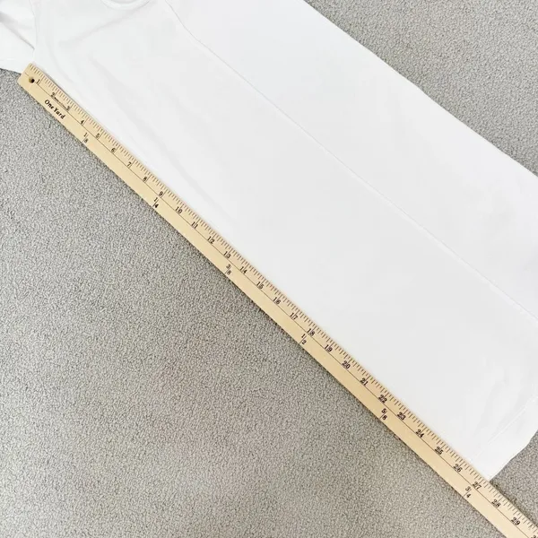 ASOS Collusion 90s Dad Wide Leg Jogger Pants White‎ 6 High Waist Front Seam - Image 12