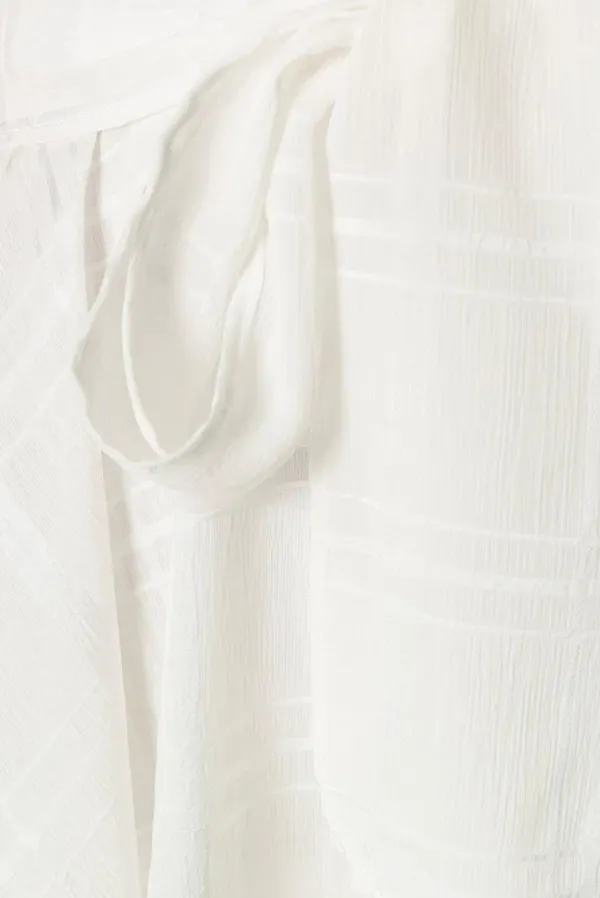 Native Daughters White Ruffle Romper - Image 5