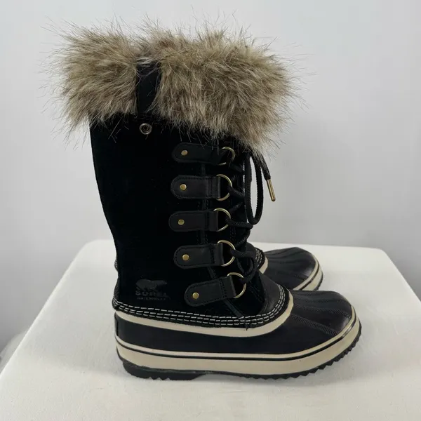 Sorel Joan‎ of Arctic Waterproof Boot in Black Size 6.5 - Image 5