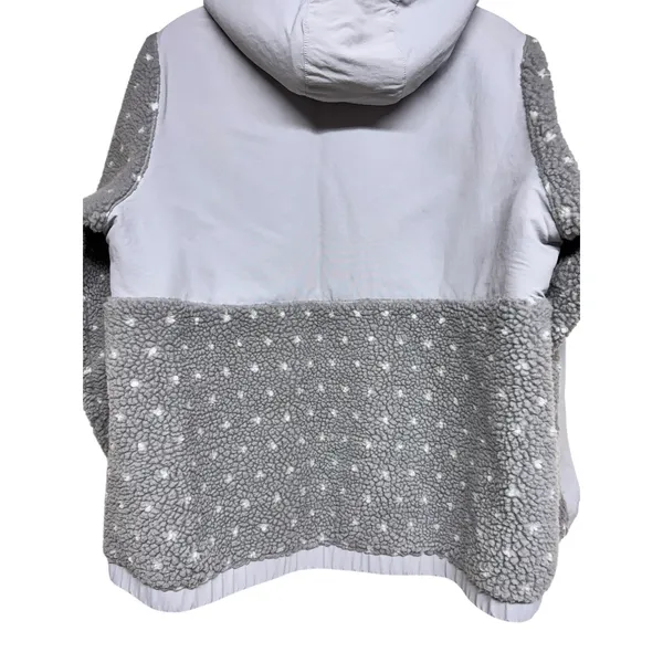 Patagonia Shelled Retro-X Pullover Hooded Salt Grey Gray Heather Women's Size XL - Image 6