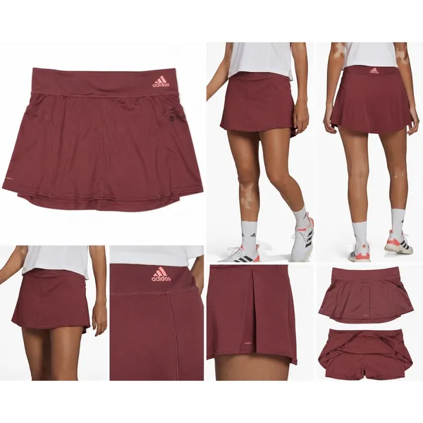 Adidas HEAT.RDY Skort Womens XL Burgundy Tennis Golf Pickleball Active Skort - Image 2