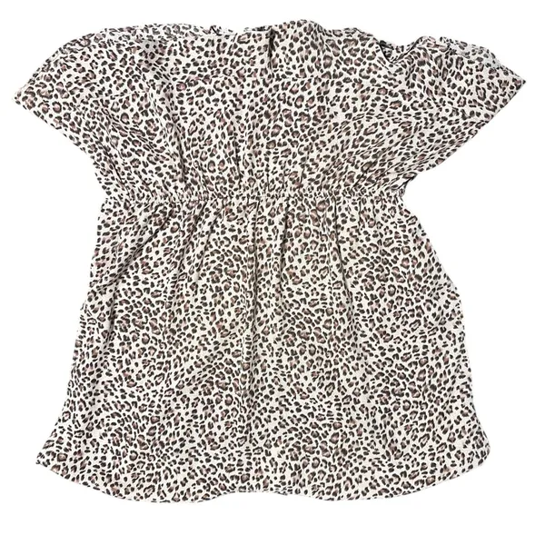 ASTR The Label Leopard Print Wrap Blouse Women Size Large Top - Image 11