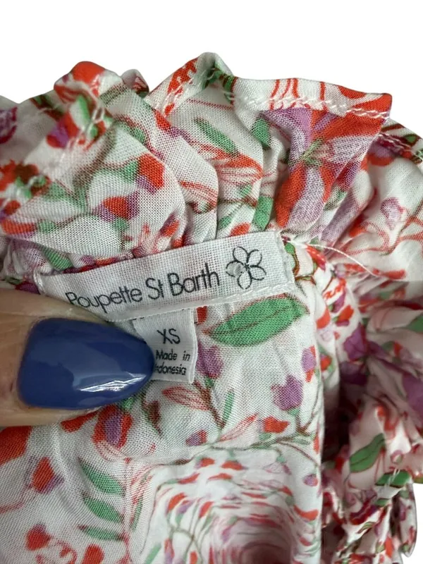 POUPETTE ST. BARTH floral Drop Waist Dress Size XS - Image 9