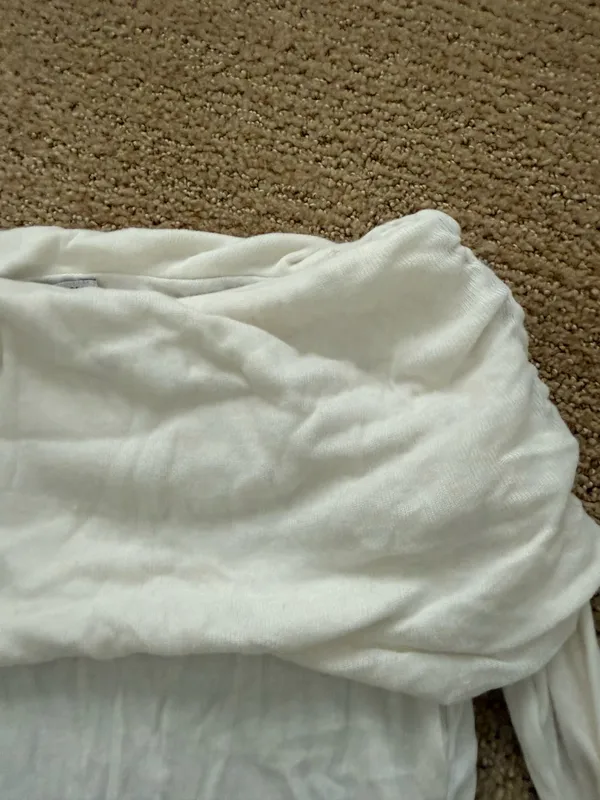 ZARA Sweater Top Crop off shoulder  - Image 3