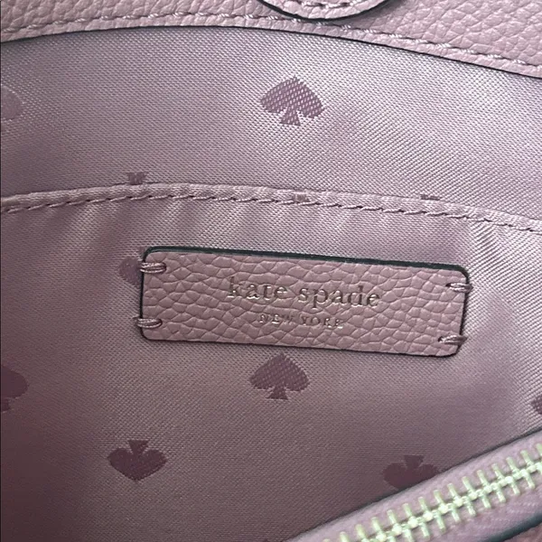 Kate Spade NY Briar Lane Gala Pink/Cream Floral Leather Shoulder Bag Purse 🌸🌸 - Image 10