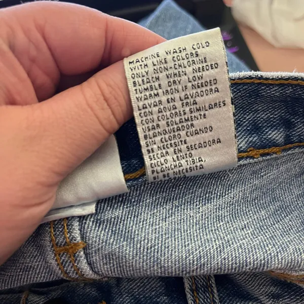 Vtg 90s Bill Blass Easy Fit Mom Jeans High Rise Vintage Wash Blue 14 - Image 2