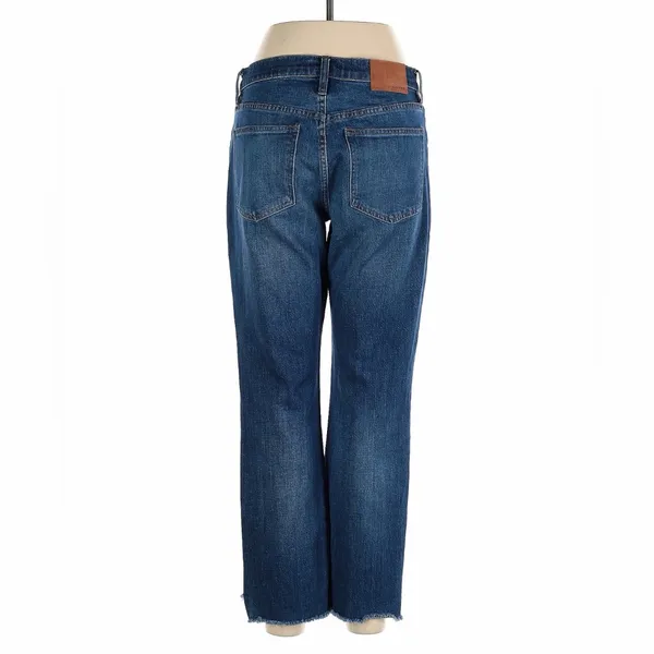 J. Crew Straight Leg Blue Jeans - 28 - Image 2