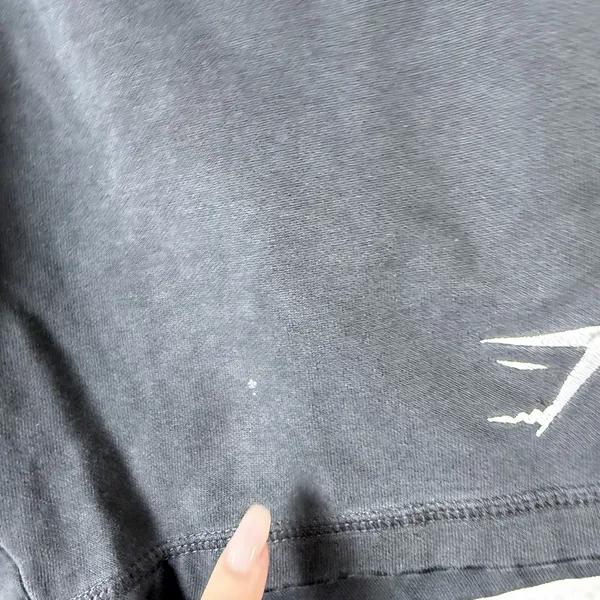 Gymshark Training Shorts 6" Black Elastic Waist Logo Gym Running Women's S - Image 13